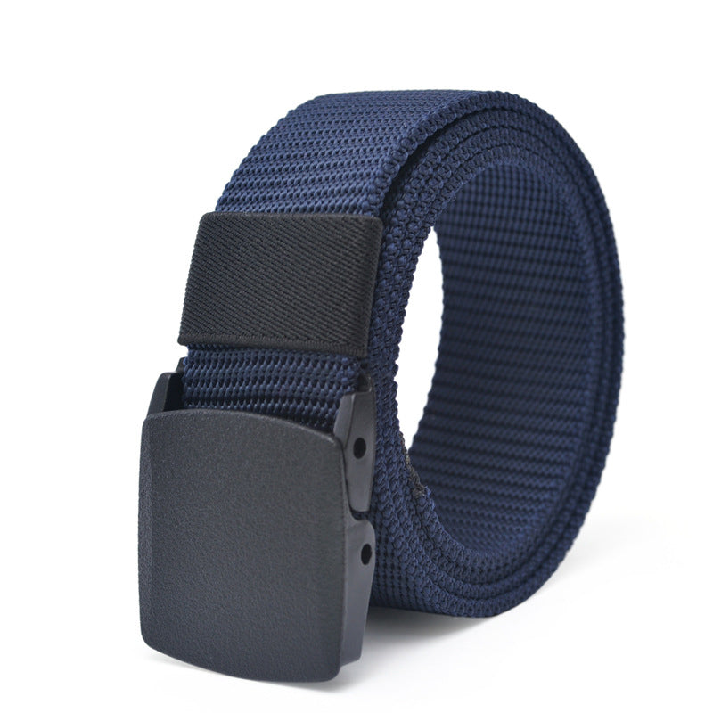 Nexus Clothing Men Nylon Tactical Utility Belt(Dark Navy)-Navy Blue-OneSize-Nexus Clothing