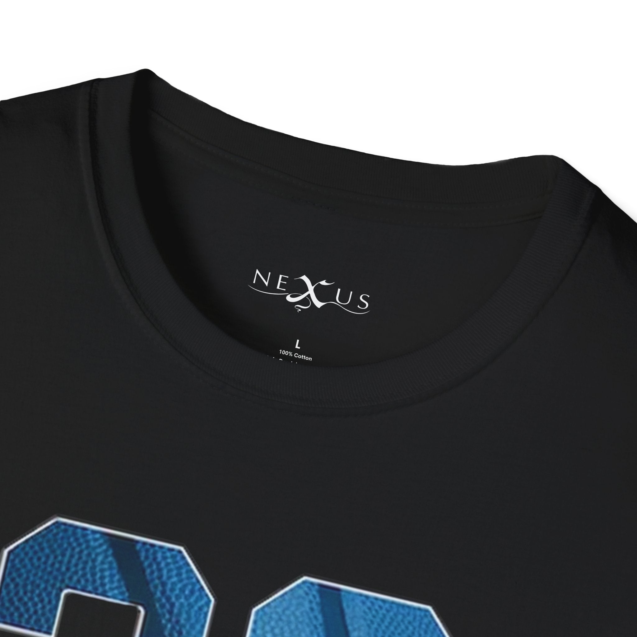 Nexus Clothing Men Panther Number 23 Basketball Sneaker Soft style Tee (Black)-Nexus Clothing