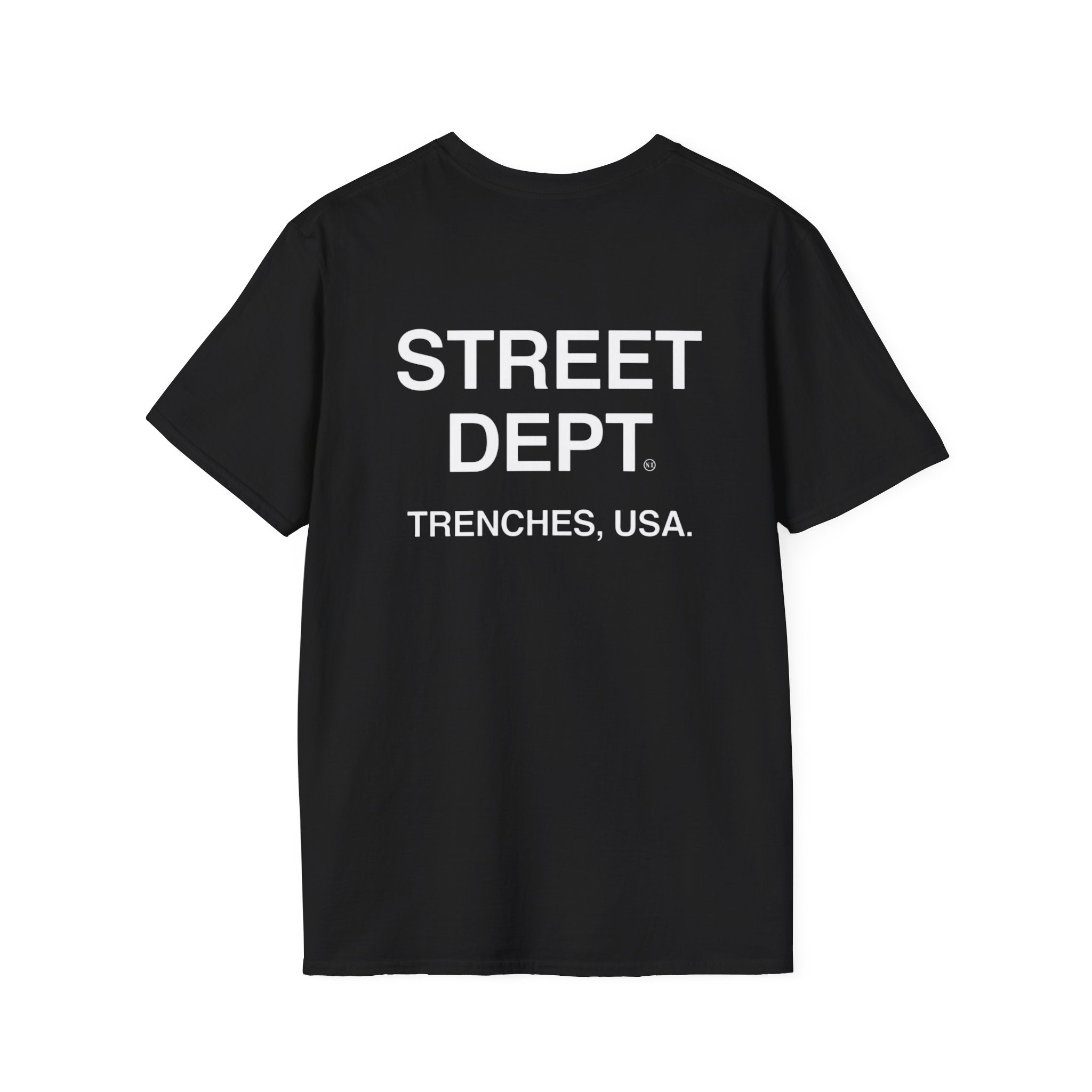 Nexus Clothing Men Street Dept Soft Style T-Shirt (Black)-Nexus Clothing