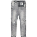 Nexus Clothing Men Super Skinny Ripped Denim Jeans (Cement)