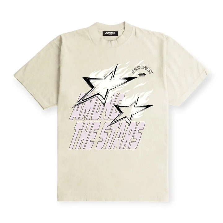 Outrank Brand Men Among The Stars Ultra Heavyweight T-shirt (Cream)-Cream-Small-Nexus Clothing