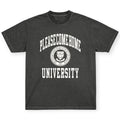 Please Come Home Men University Tee (Vintage Black)