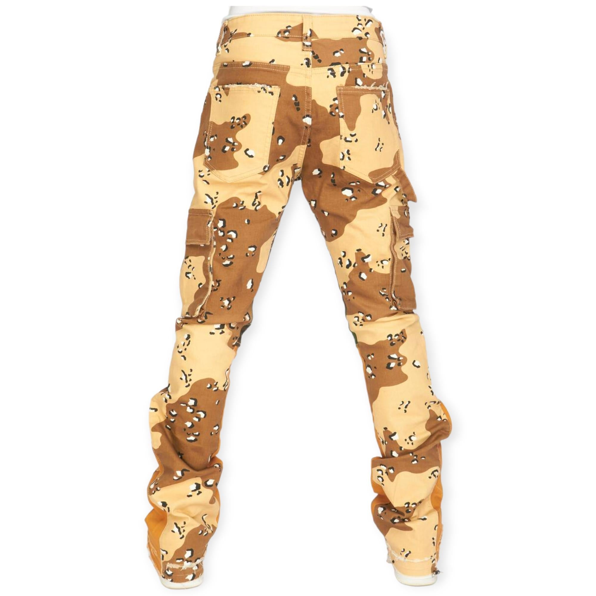 Xiktop Camouflage Straight Cargo Pants Loose Casual Style 2020