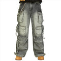Politics Men Ultra Baggy Cargo Pants (Dark Grey)