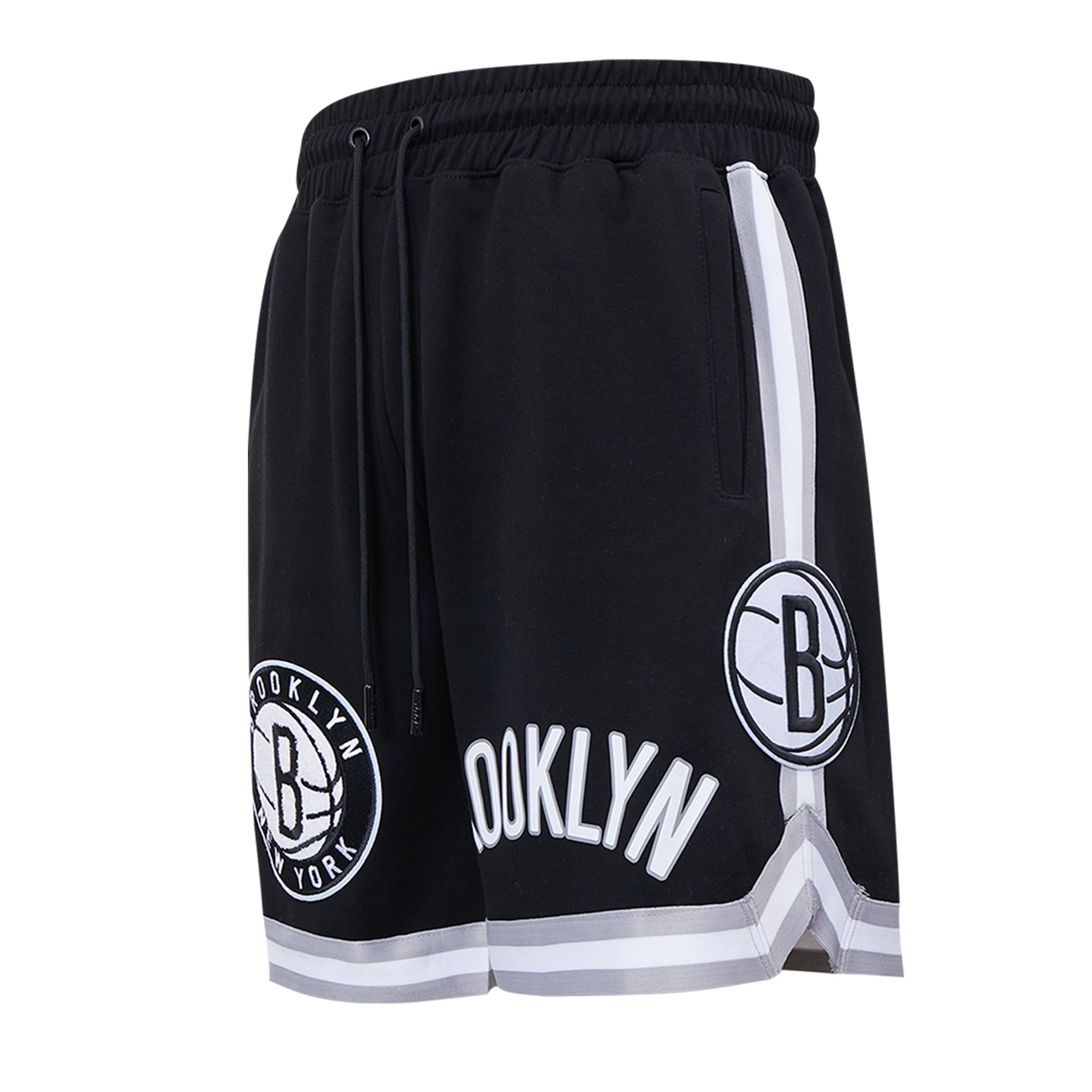 Pro Standard Men Brooklyn Nets Pro Team Short (Black)-Nexus Clothing