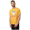 Psycho Bunny Men Guy Graphic Tee (Orange soda)