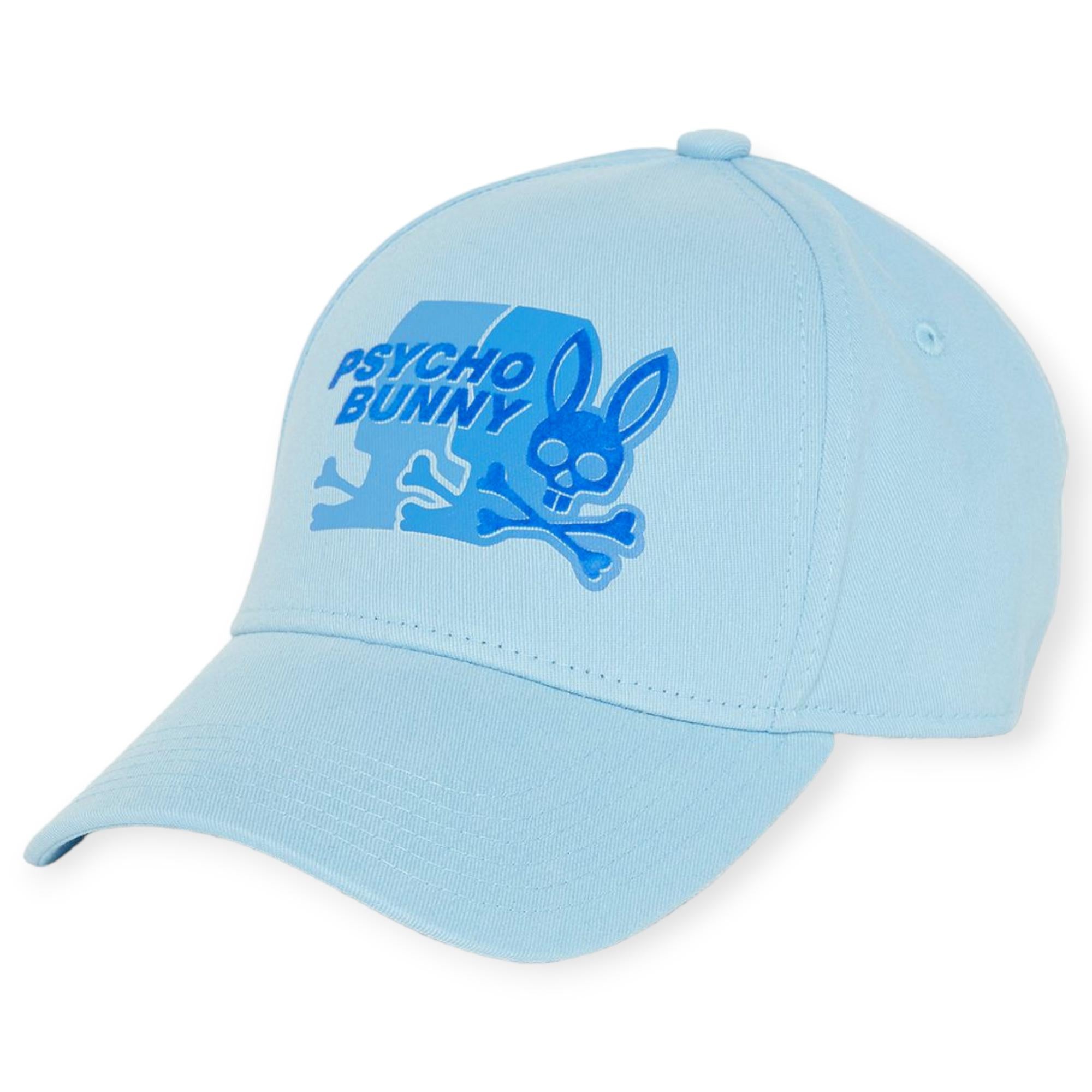Psycho Bunny Men Kona Baseball Cap (Sky Blue)