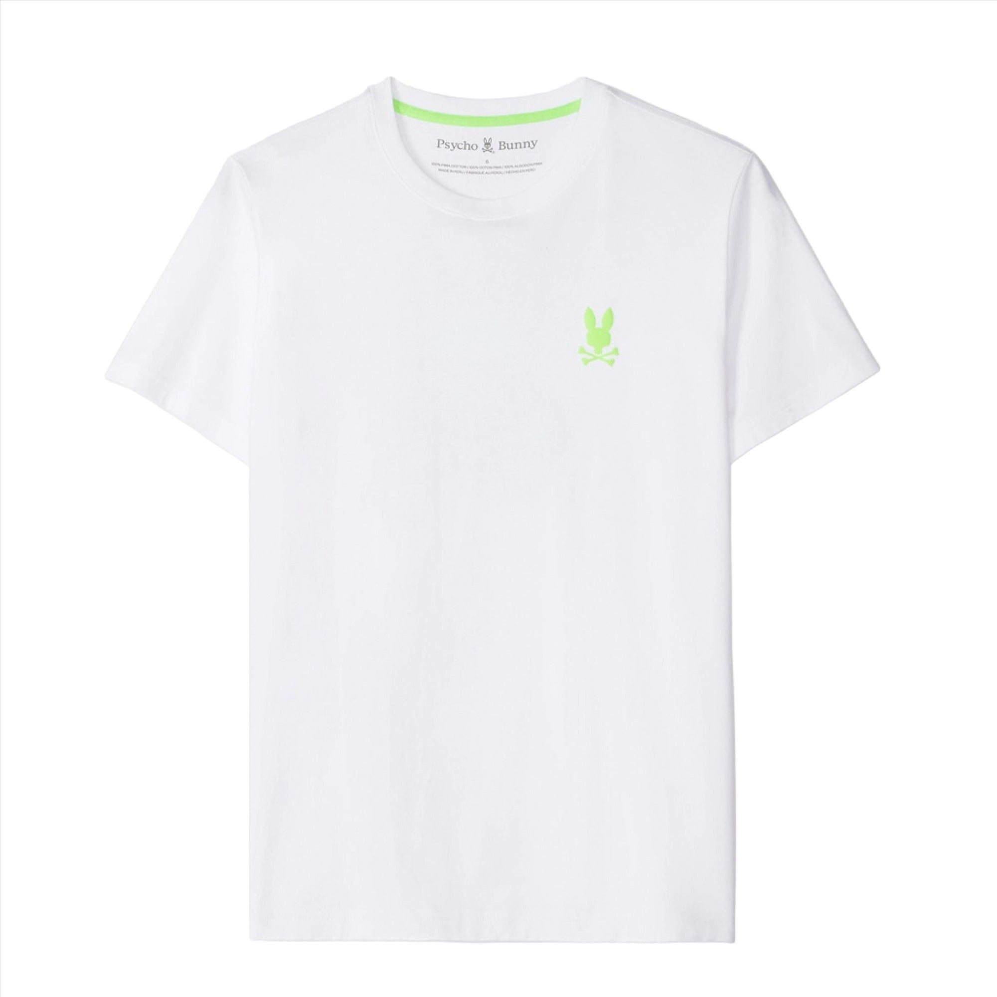 Psycho Bunny Men Sloan Back Graphic Tee (White)-White-Small-Nexus Clothing