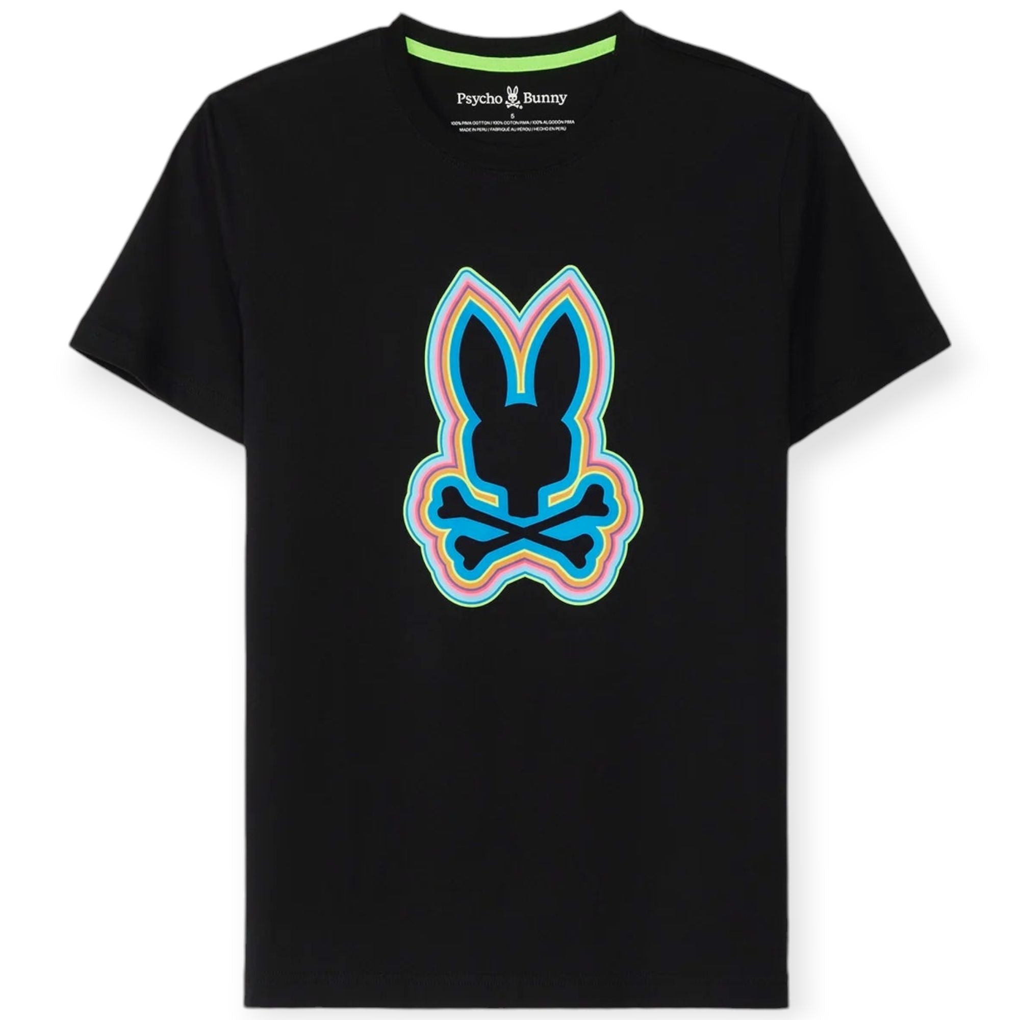 Psycho Bunny Men maybrook graphic tee (Black)-Black-Small-Nexus Clothing