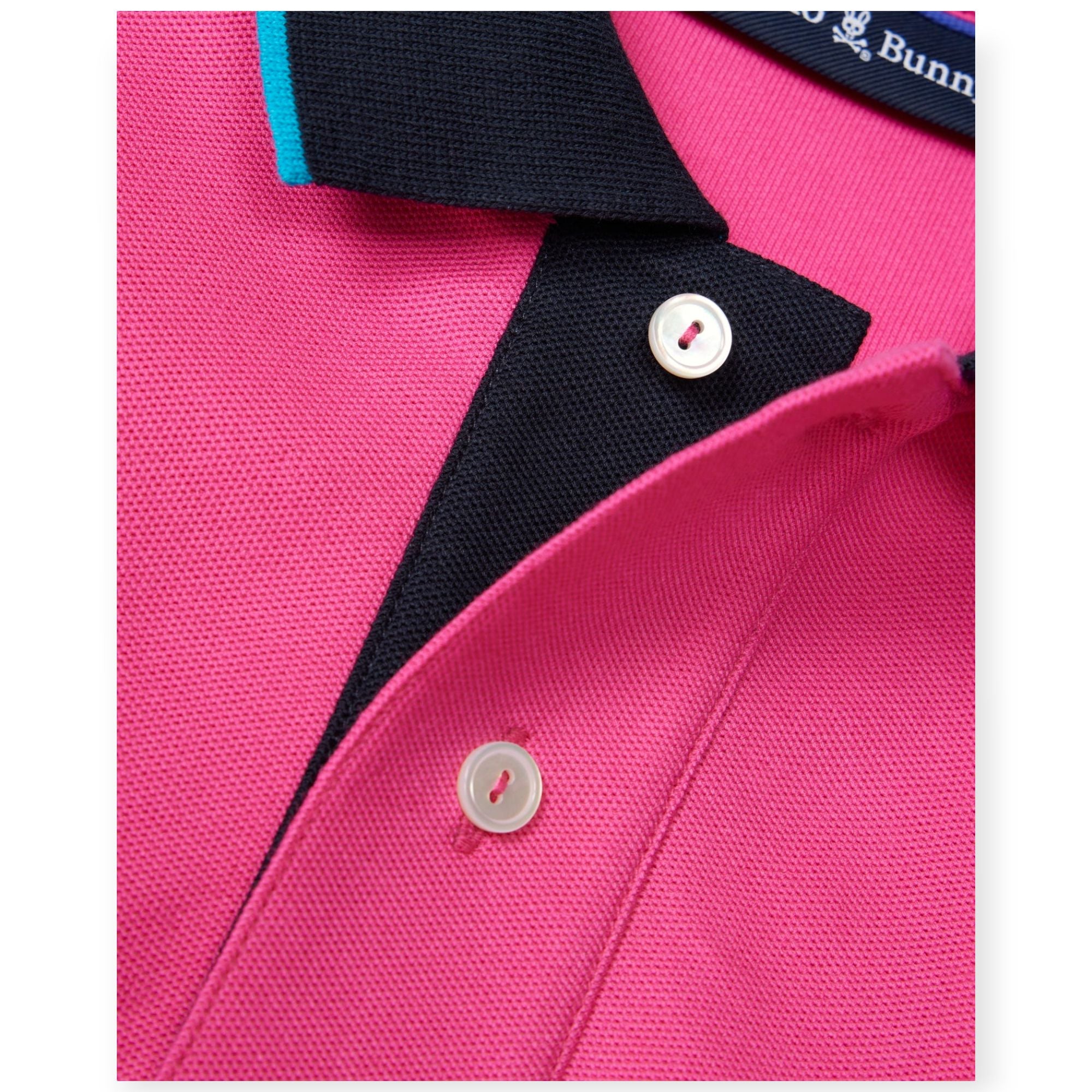 Psycho Bunny Men troy pique polo Tee(Pink)-Nexus Clothing