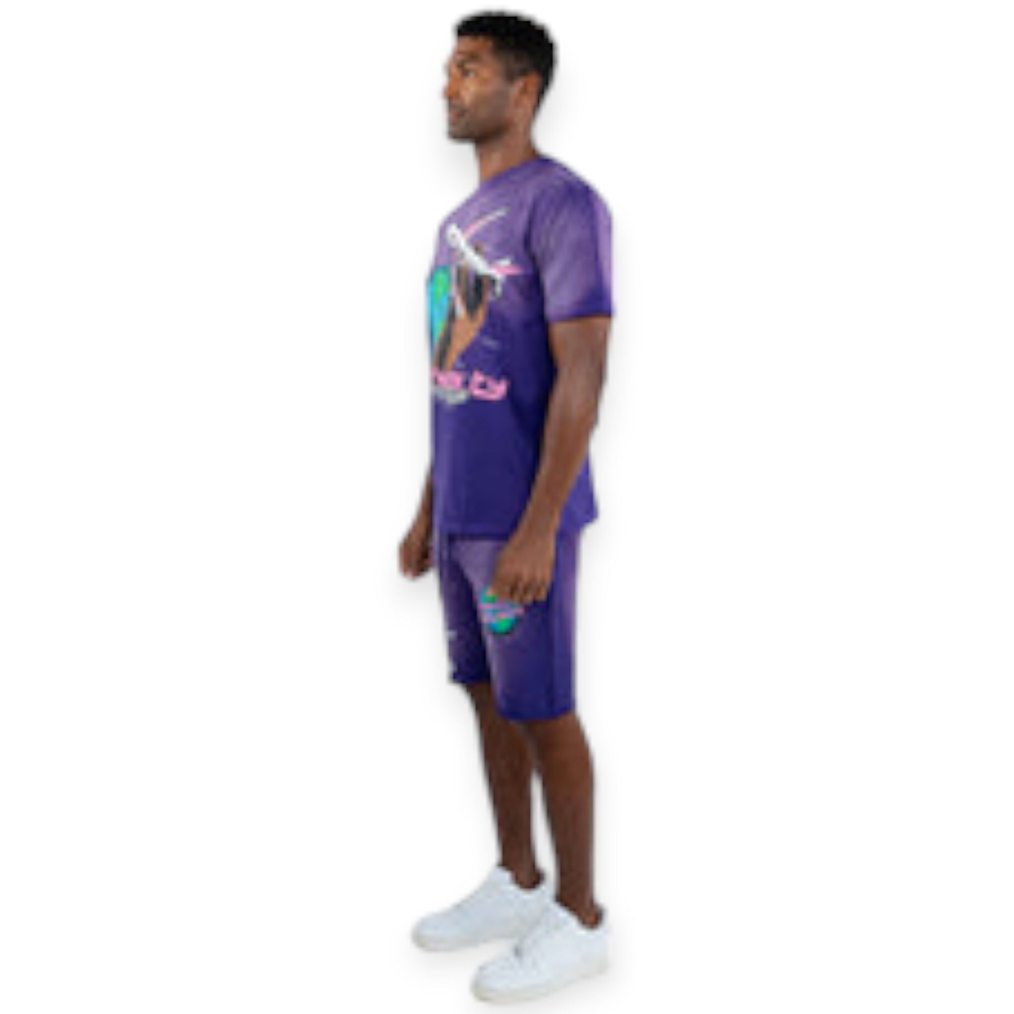 Rawyalty Apparel Men Worldwide T-Shirt (Purple Wash)-Nexus Clothing