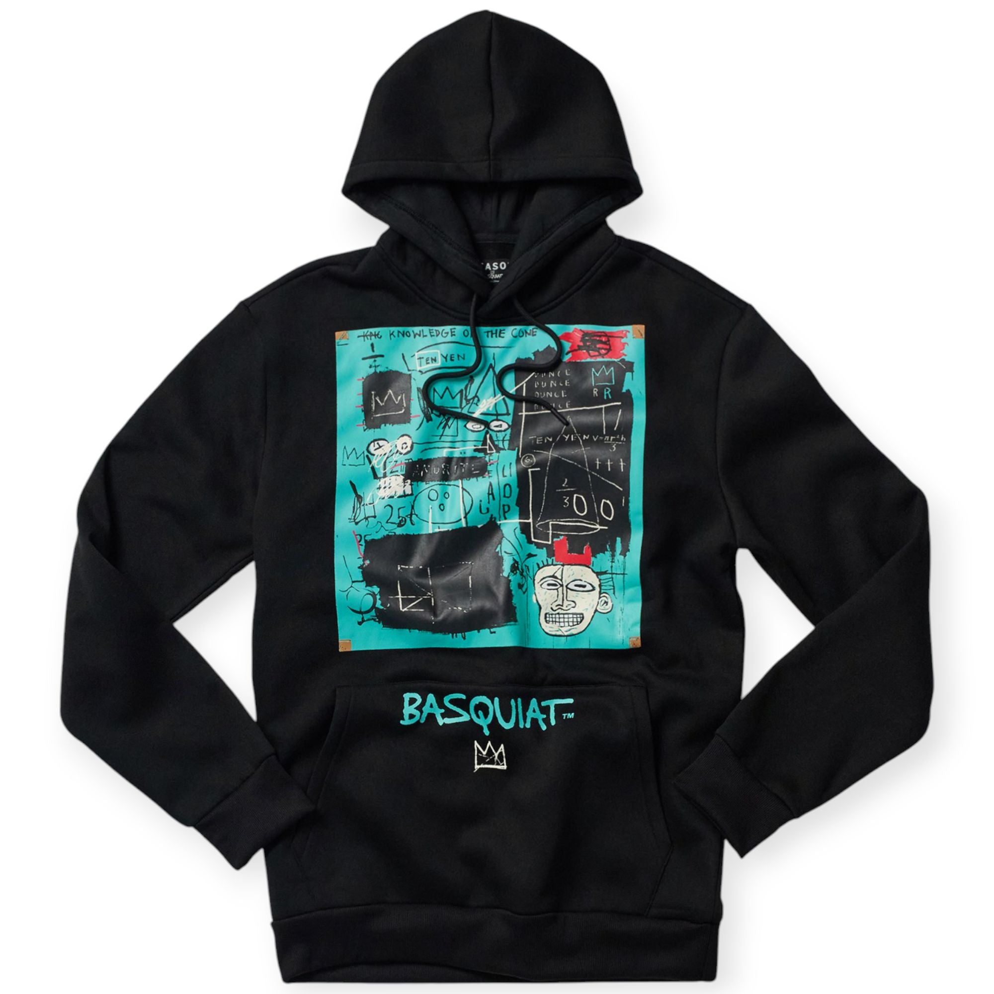 Reason Men Basquiat Equals PI Hoodie (Black)-Black-Small-Nexus Clothing