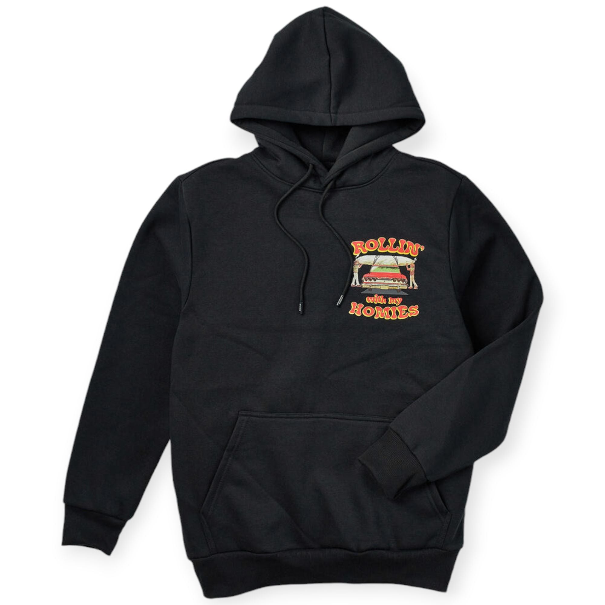 Reason Men Cheech & Chong Homies with My Homies Hoodie(Black)-Nexus Clothing