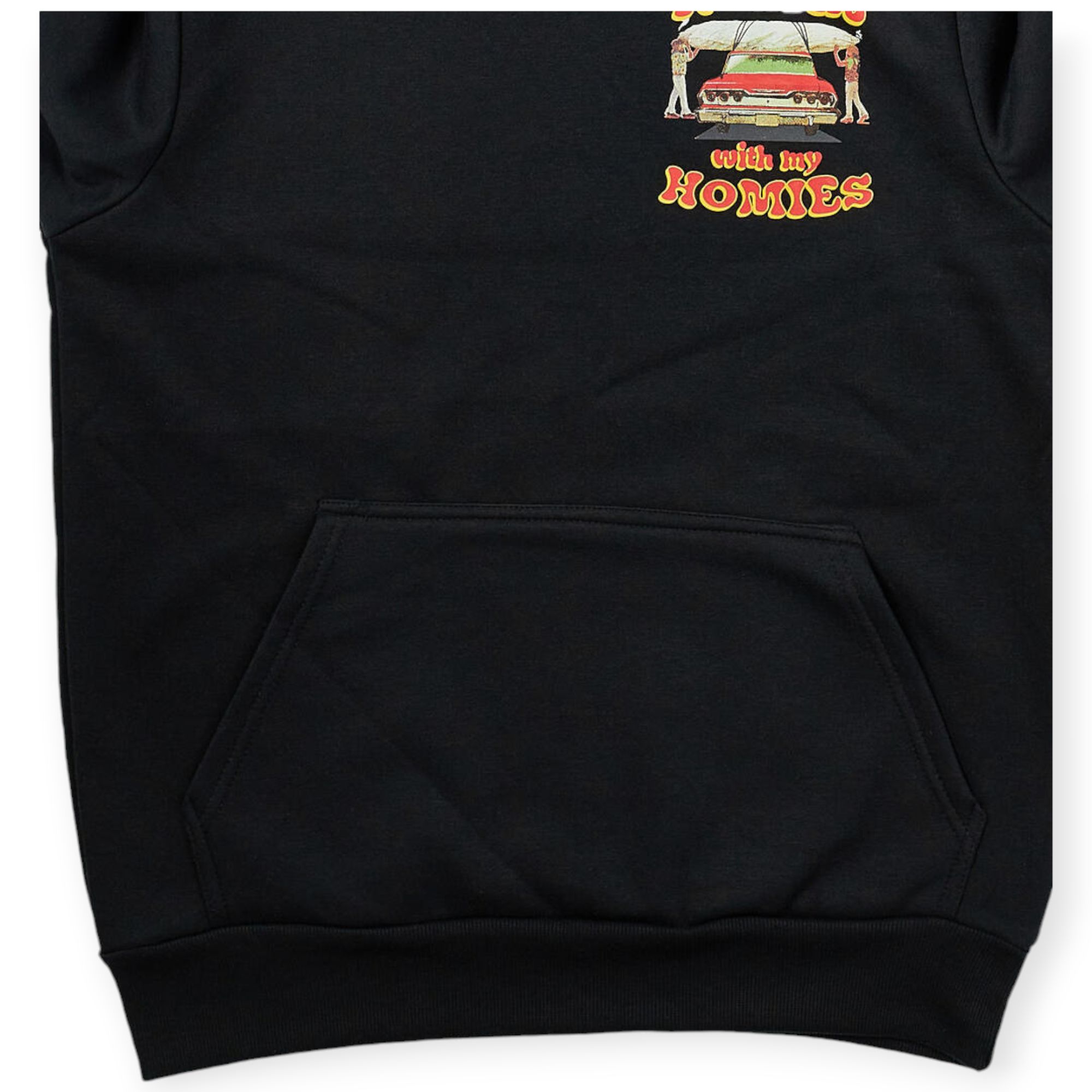 Reason Men Cheech & Chong Homies with My Homies Hoodie(Black)-Nexus Clothing