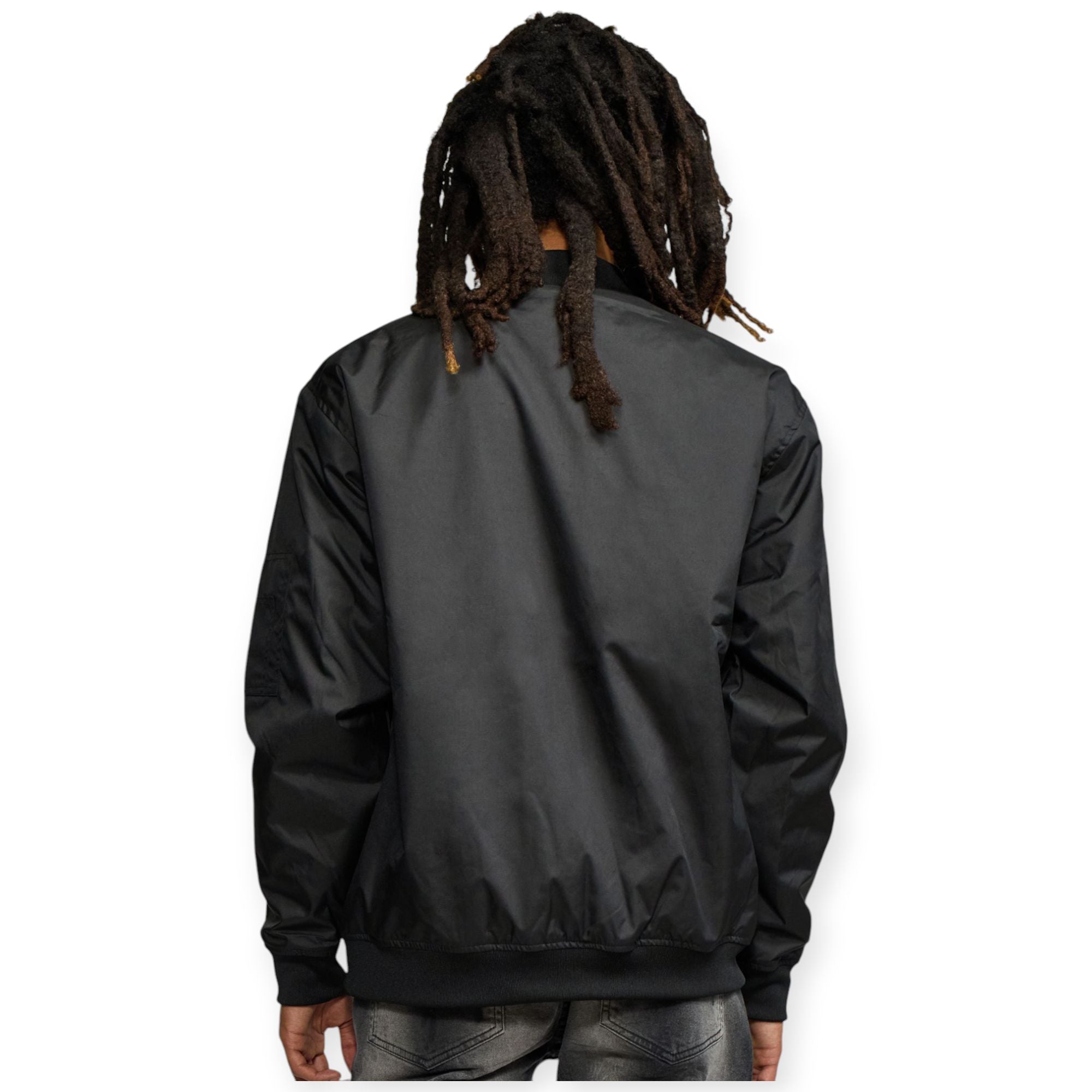 Reason Men Destroyer Flight Jacket (Black)-Nexus Clothing