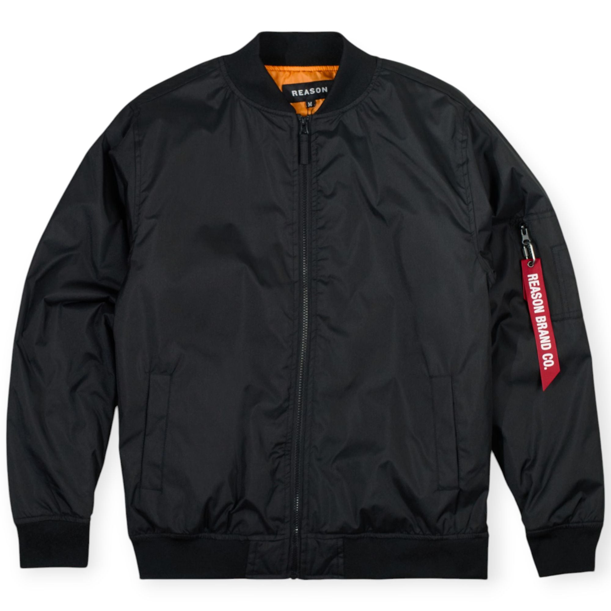 Reason Men Destroyer Flight Jacket (Black)-Nexus Clothing