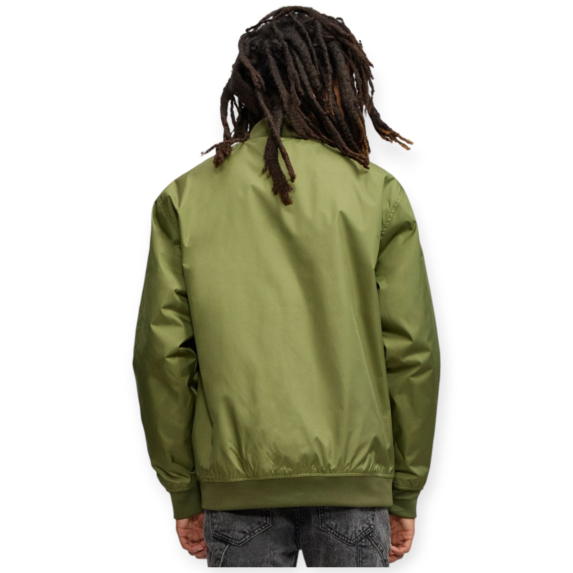 Reason Men Destroyer Flight Jacket (Green)-Nexus Clothing