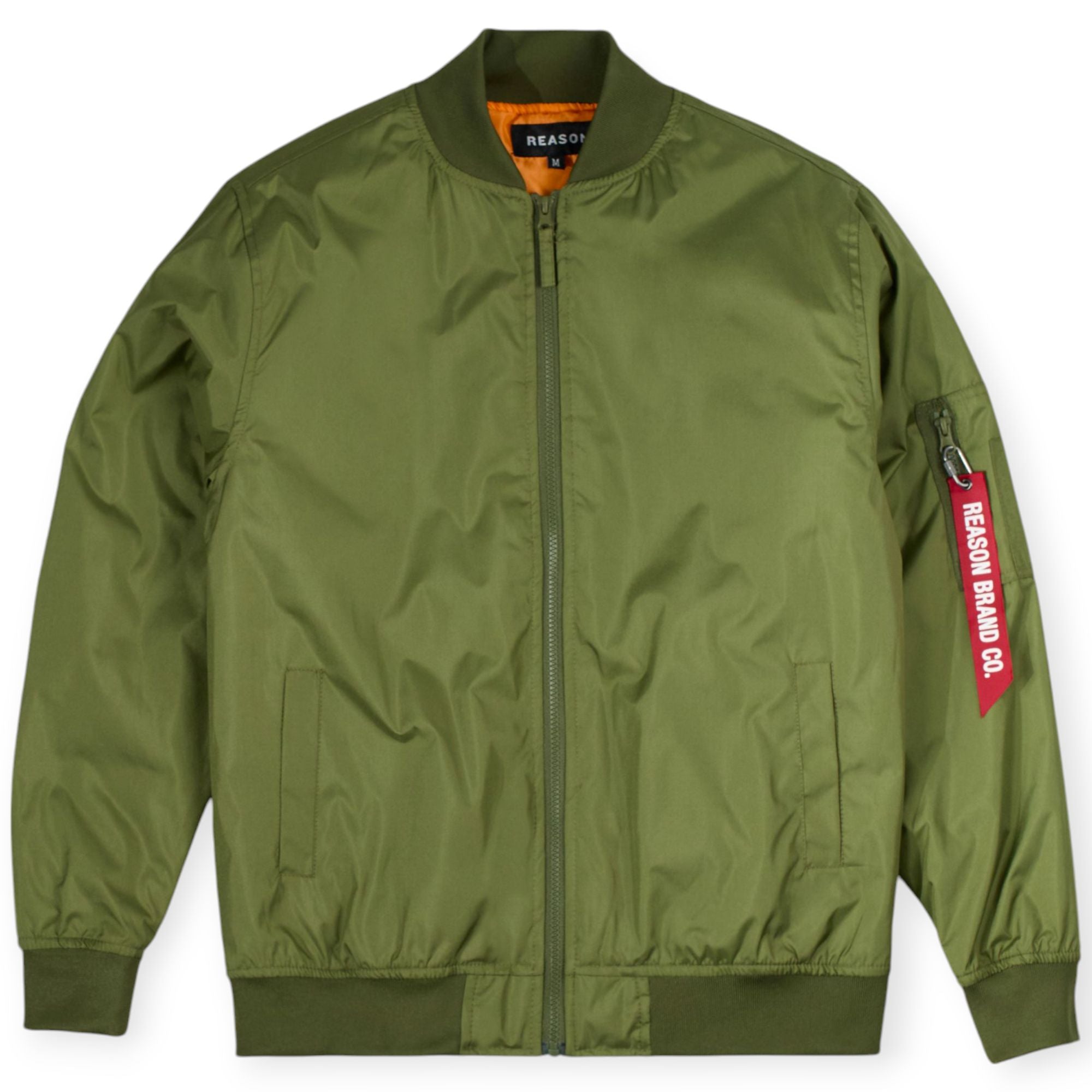 Reason Men Destroyer Flight Jacket (Green)-Nexus Clothing