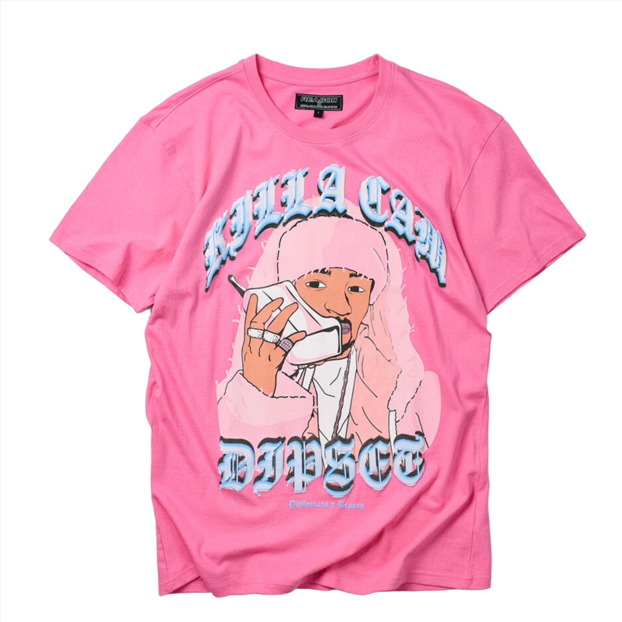 Reason Men Dipset Killa Cam Tee (Pink)-Pink-Small-Nexus Clothing