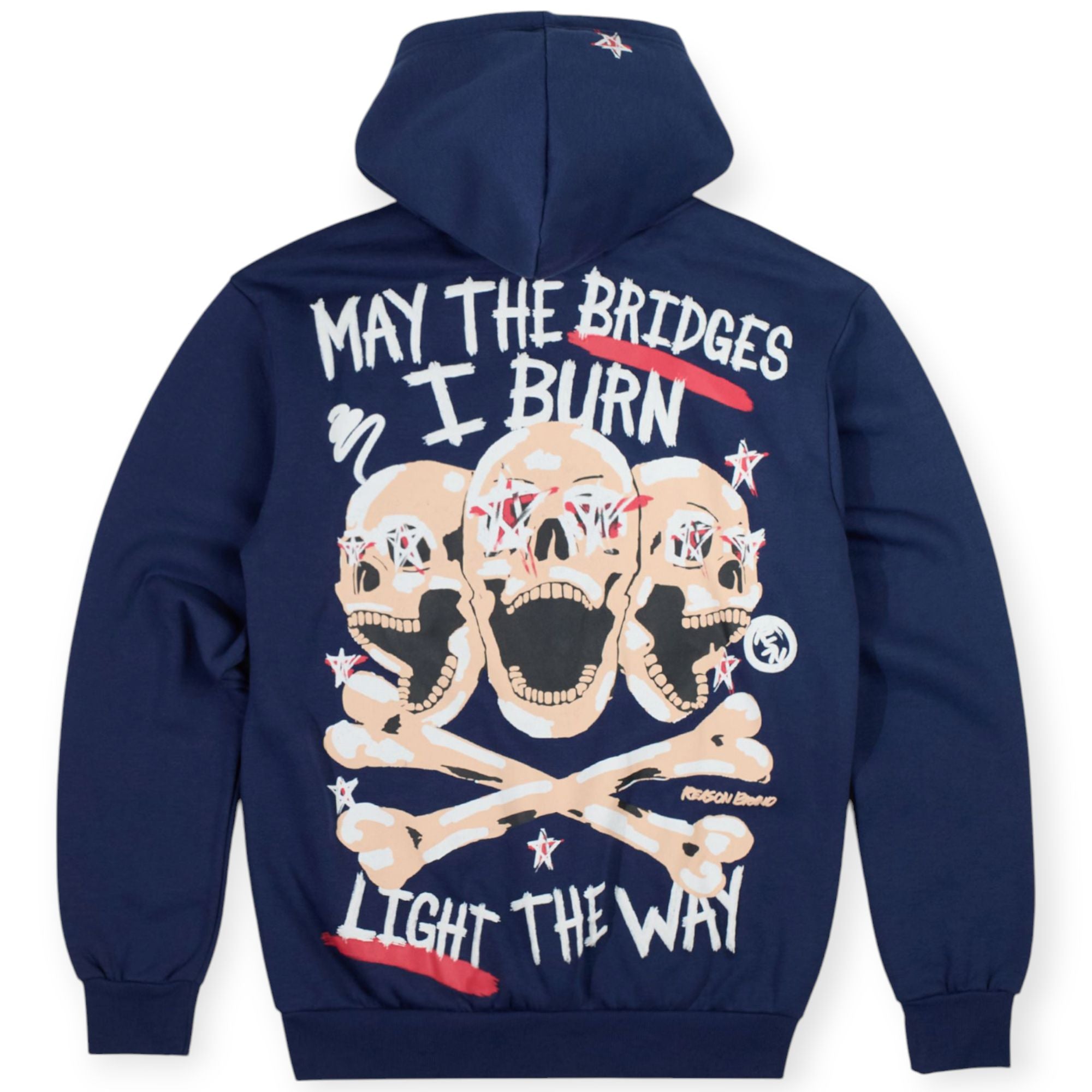 Reason Men Light The Way Hoodie (Navy)-Nexus Clothing