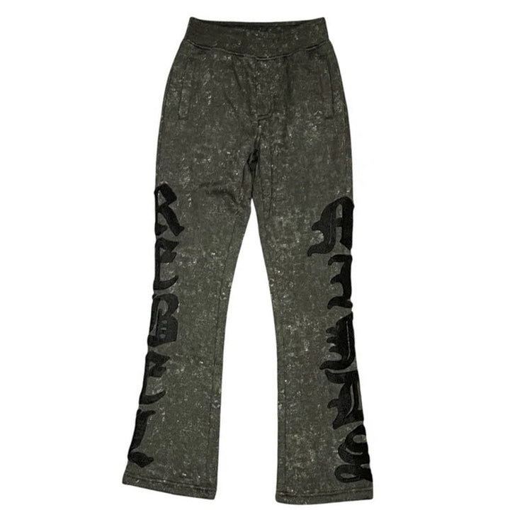 Rebel Minds Boys Rebel Stack Pants (Black)-Nexus Clothing