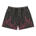 Rebel Minds Boys Saint Rhinestone Shorts - Black