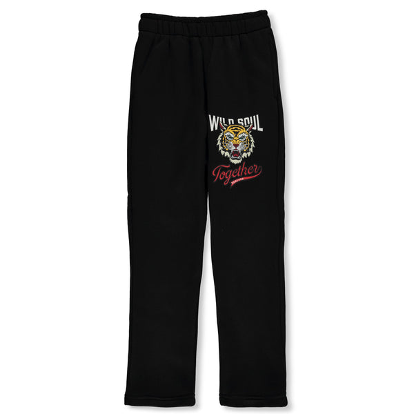 Rebel Minds Boys Wild Soul Fleece Jogger Pants (Black)-Nexus Clothing