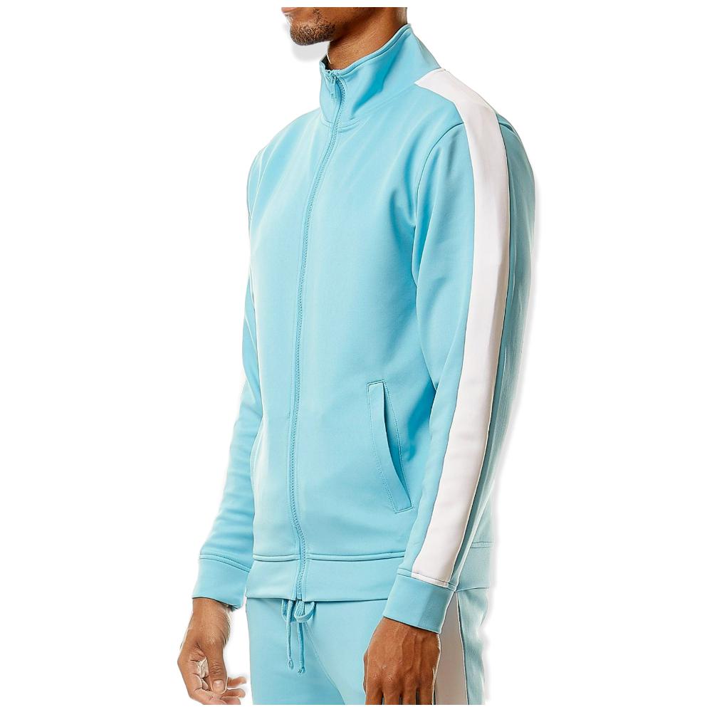 Rebel Minds Men Basic Track Jacket (Light Blue)-Lt Blue-X-Large-Nexus Clothing