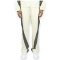 Rebel Minds Men Bent Stripes Nylon Pants (Cream)