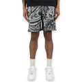 Rebel Minds Men Lovesickness Tapestry Shorts Black