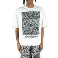Rebel Minds Men Lovesickness Tapestry Tee-White