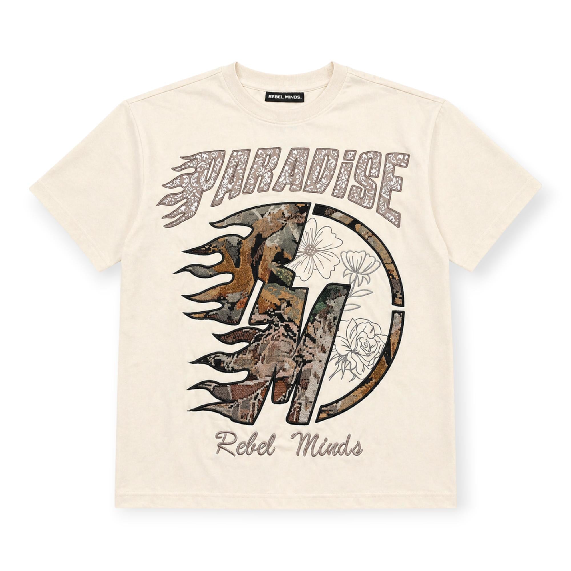 Rebel Minds Men Paradise Tapestry Tee -cream – Nexus Clothing