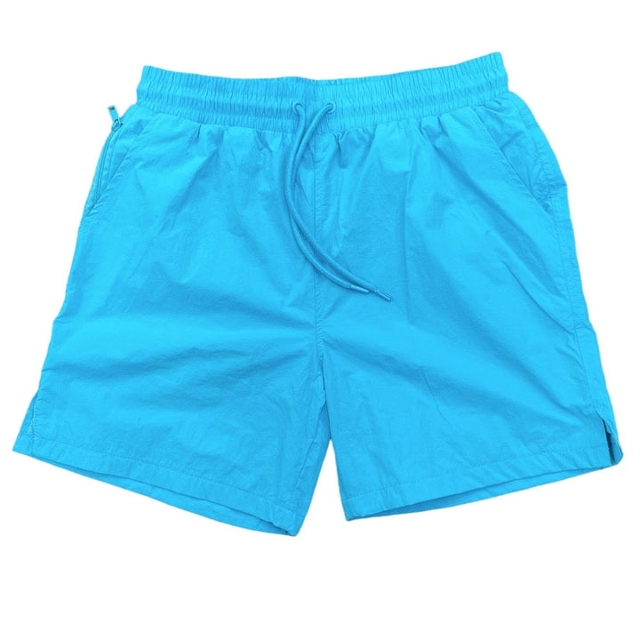 Rebel Minds Men RS Crinkled Nylon Shorts (Aqua Sky)-Aqua Sky-Small-Nexus Clothing