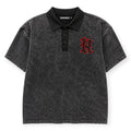 Rebel Minds Men Spartans Washed Polo comfort Tee Rust