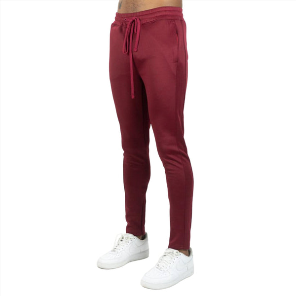 Rebel Minds Men Track Pants (Burgundy)-Burgundy-Small-Nexus Clothing