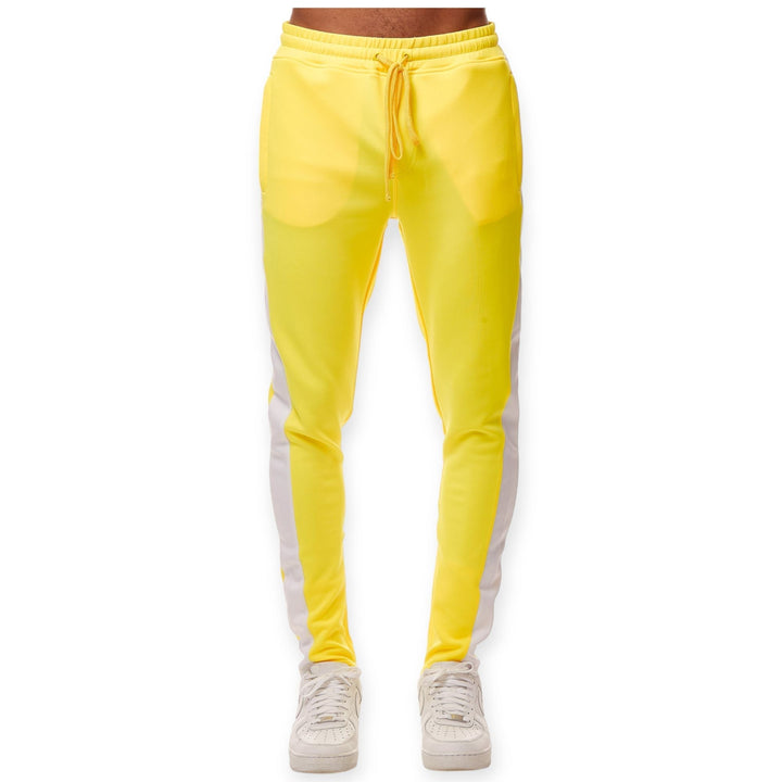 Rebel Minds Men Track Pants (Neon Yellow)-Neon Yellow-Small-Nexus Clothing