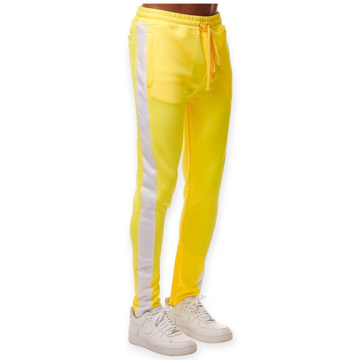 Rebel Minds Men Track Pants (Neon Yellow)-Nexus Clothing