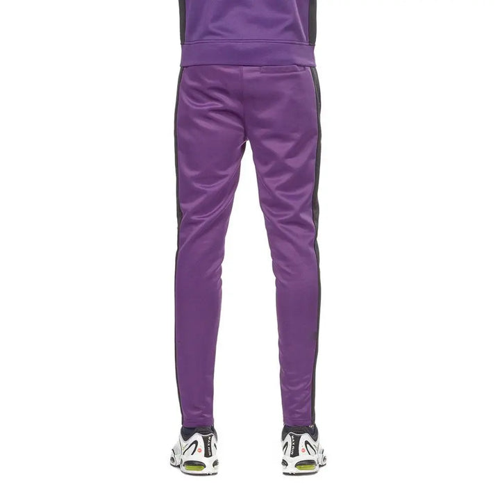 Rebel Minds Track Pants Purple Black-Nexus Clothing