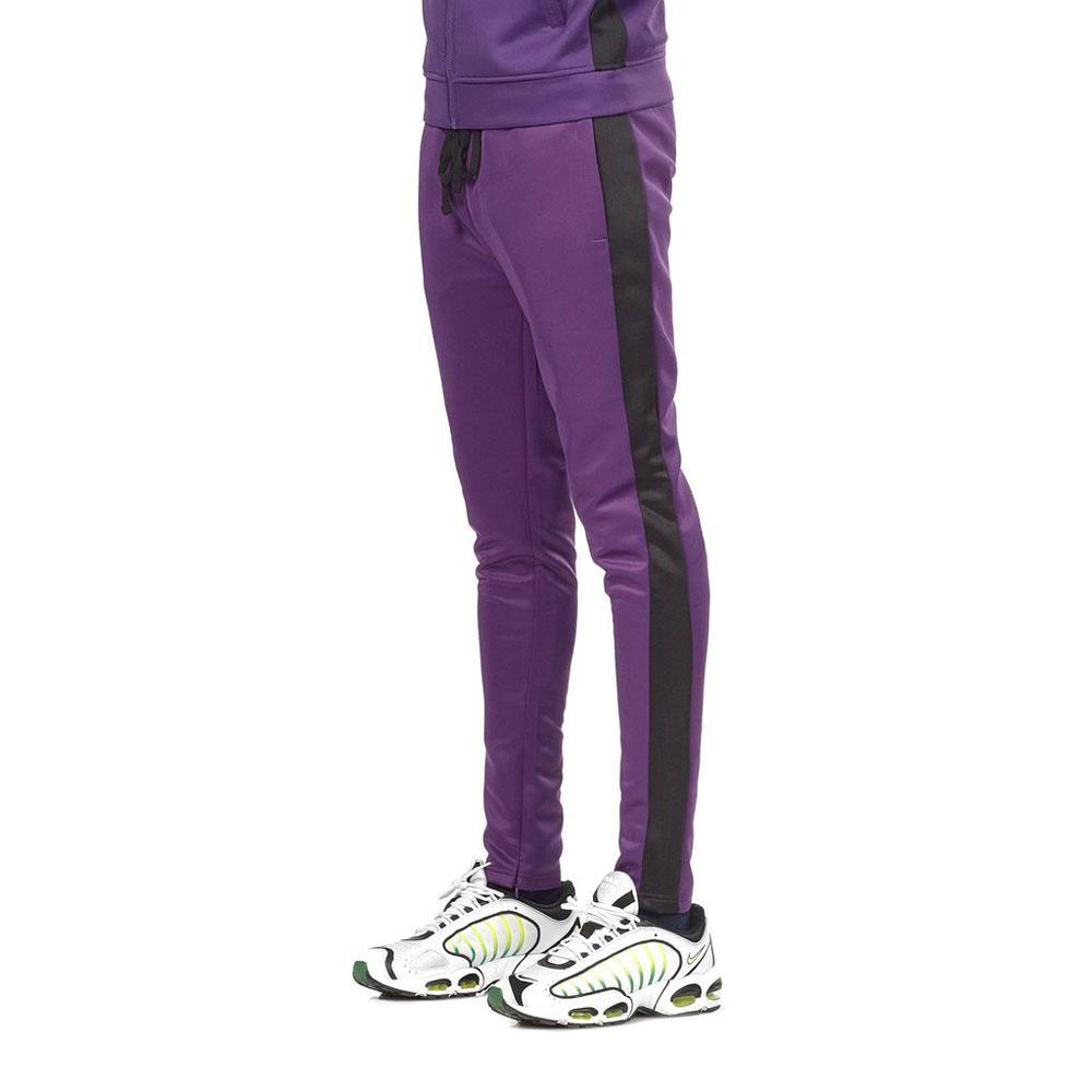 Rebel Minds Track Pants Purple-Track Pants-Rebel Minds-Purple Blck-Small- Nexus Clothing