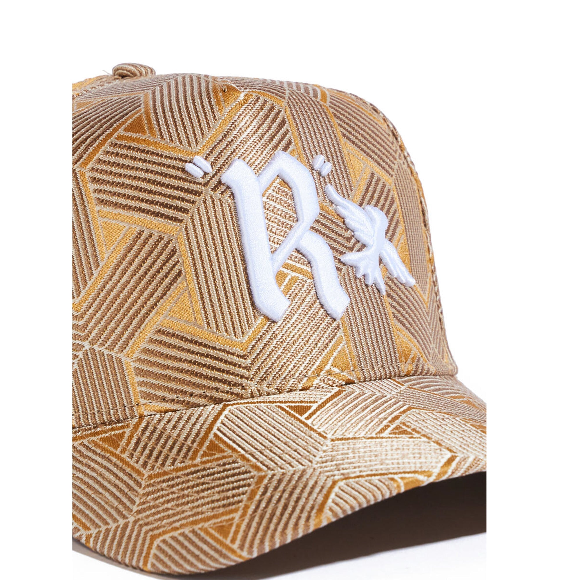 Reference Men Luxe Snapback Hat (Gold)-Gold-OneSize-Nexus Clothing