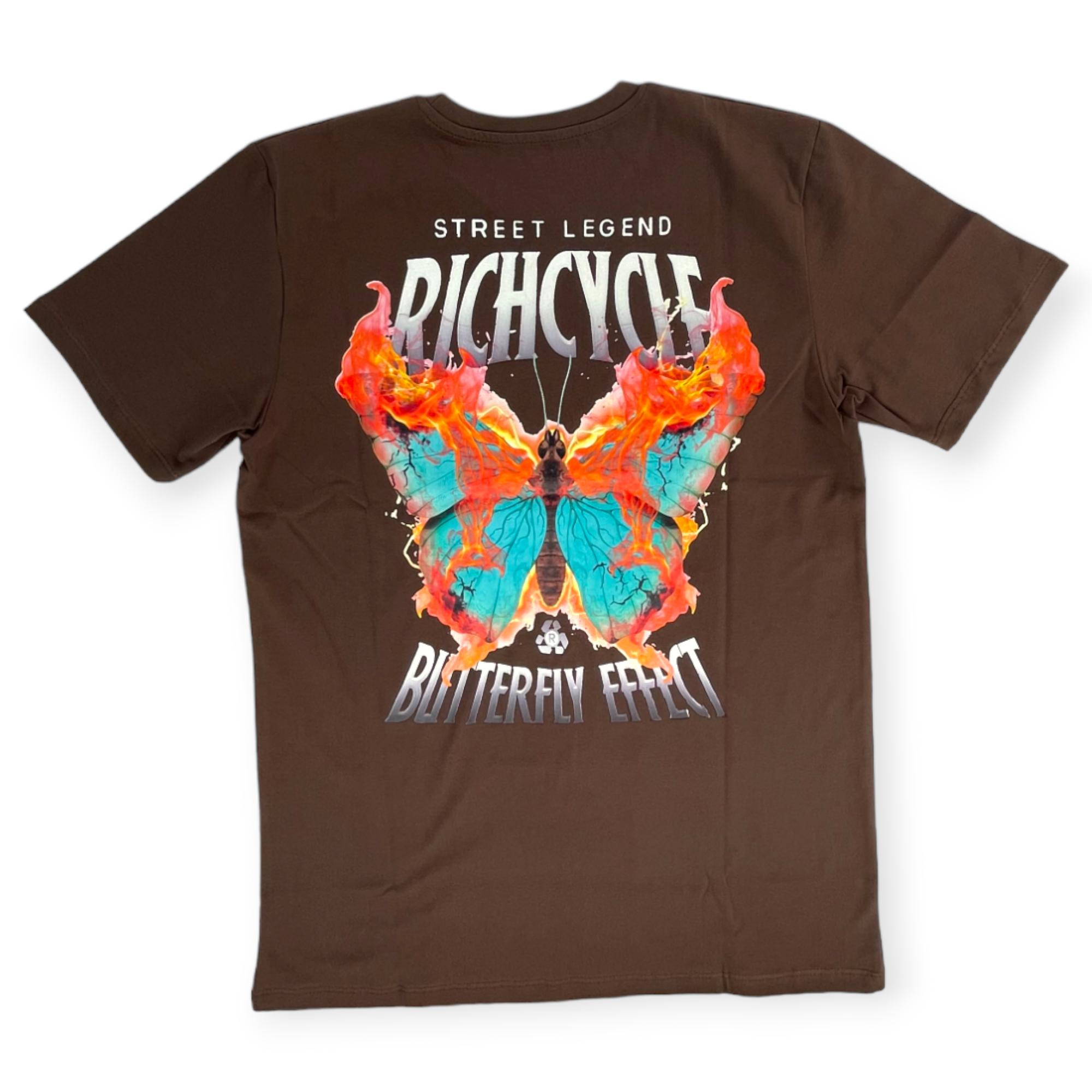 Rich Cycle Men Fly Better T-Shirt (Brown)
