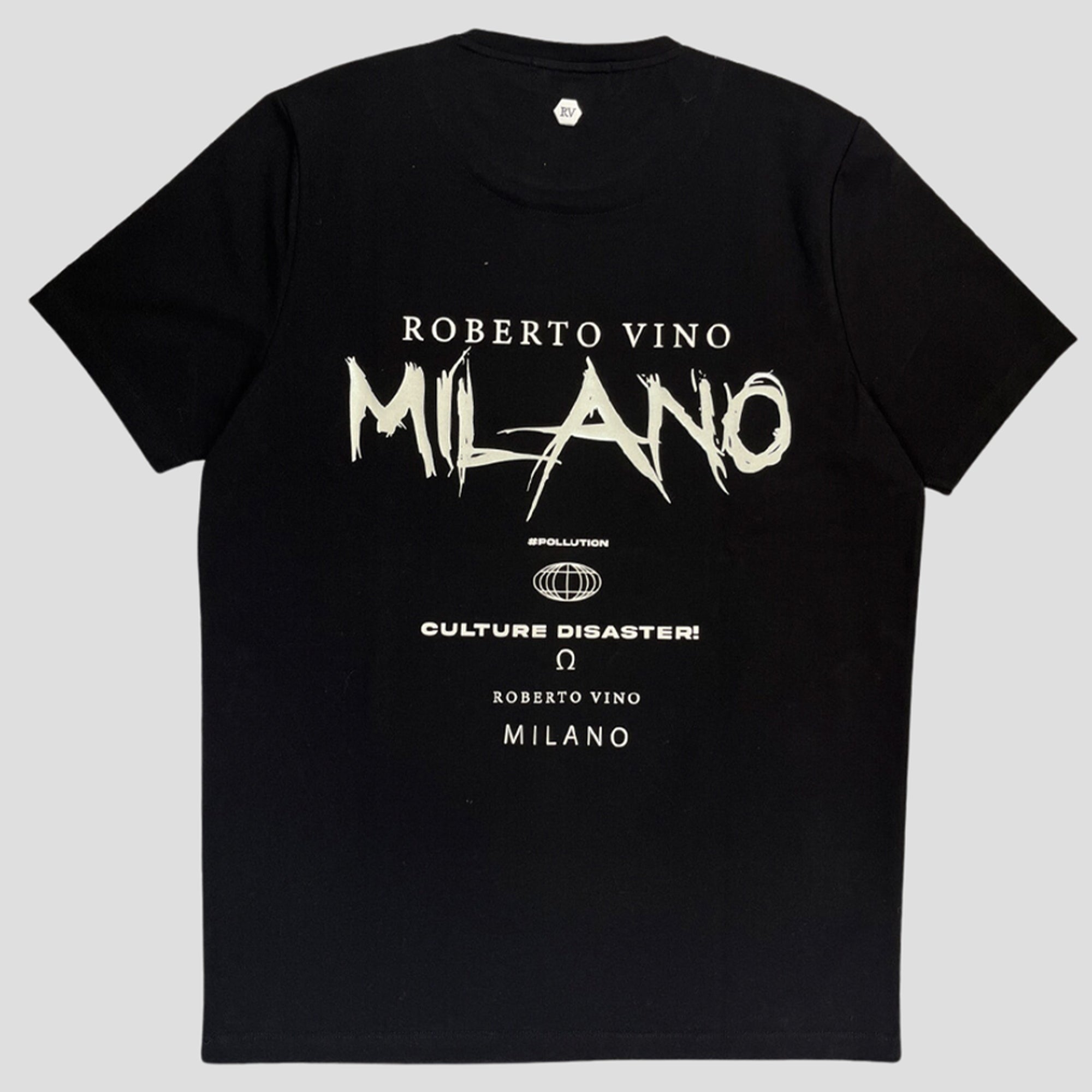 Roberto Vino Milano Men Milano T-Shirt (Black)-Nexus Clothing