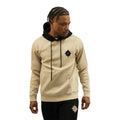 Roberto Vino Milano Men Strength Pull Over Hoodie (Beige)