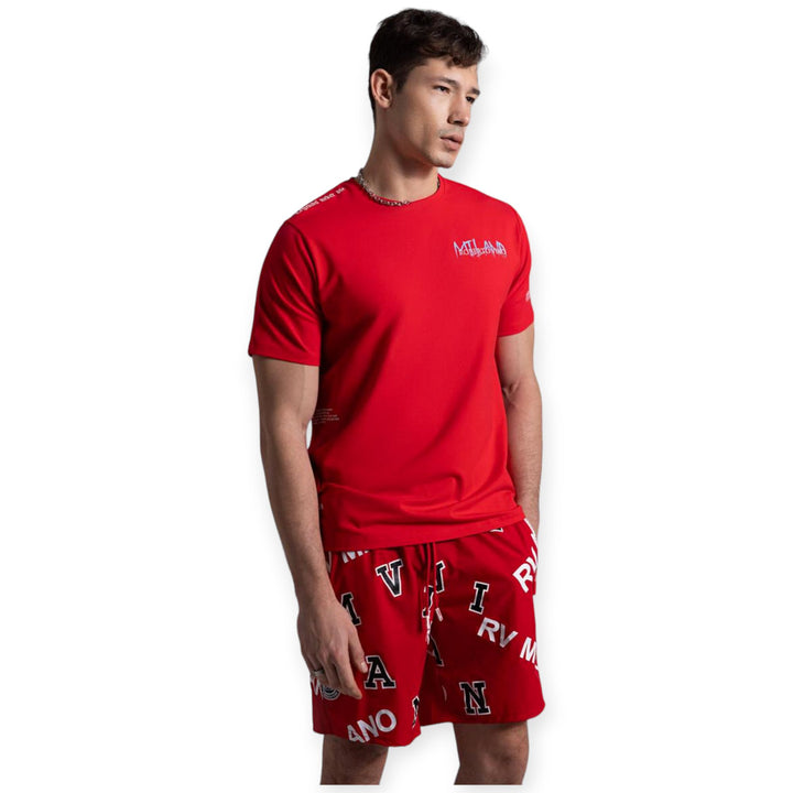 Roberto Vino Milano Milano Men Future T-Shirt(Red)-Nexus Clothing