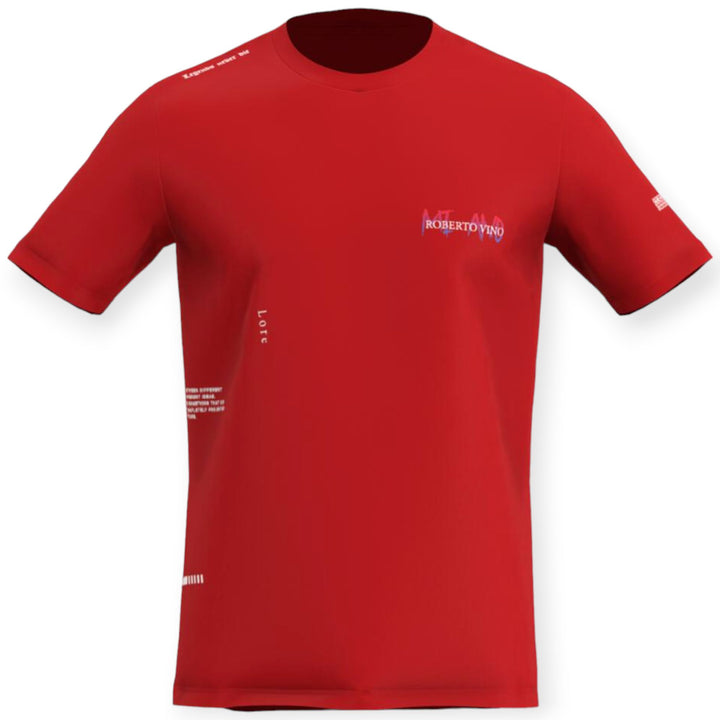 Roberto Vino Milano Milano Men Future T-Shirt(Red)-Nexus Clothing