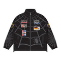 Roku Studio Men Spider Patch Track Jacket Black