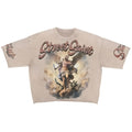 Roku Studio Men Street Saint Enzyme Washed Cropped Crew Top (Washed Warm Slat)