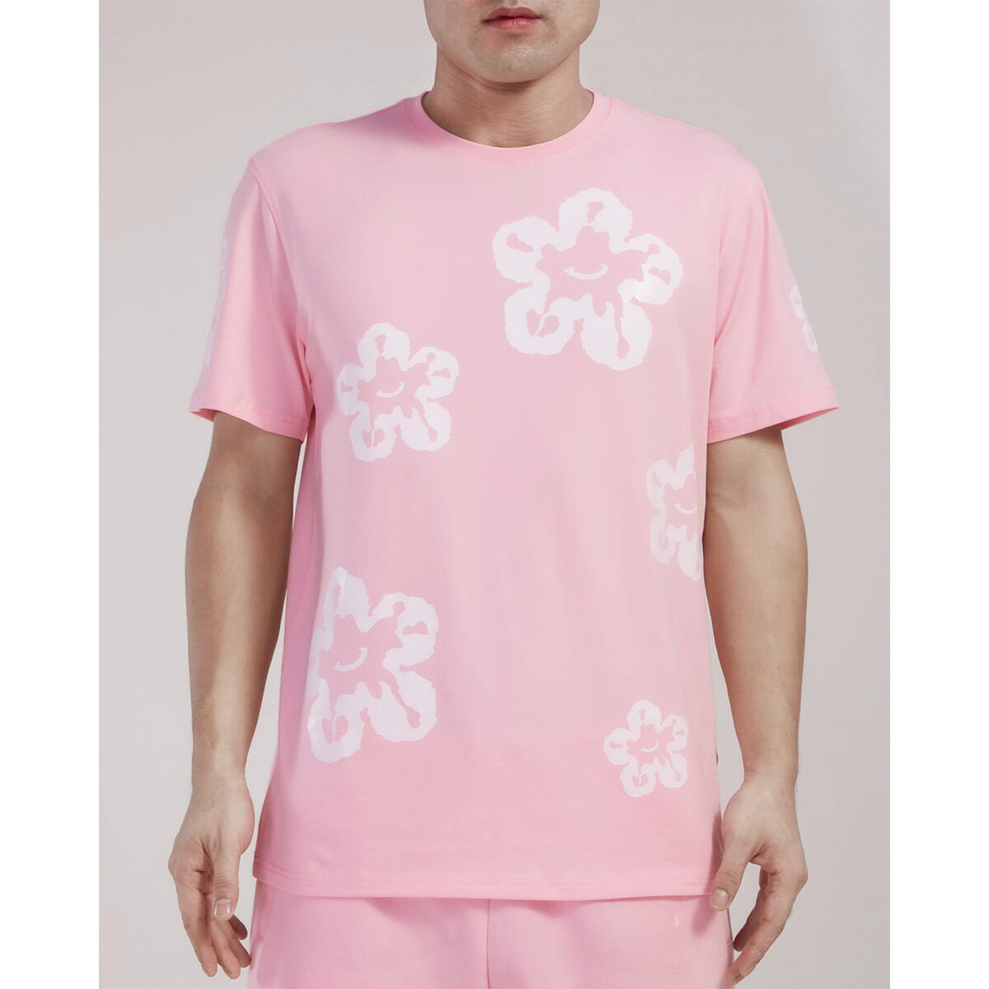 Roku Studio Men Tear Drip TEE (Pink)-Nexus Clothing