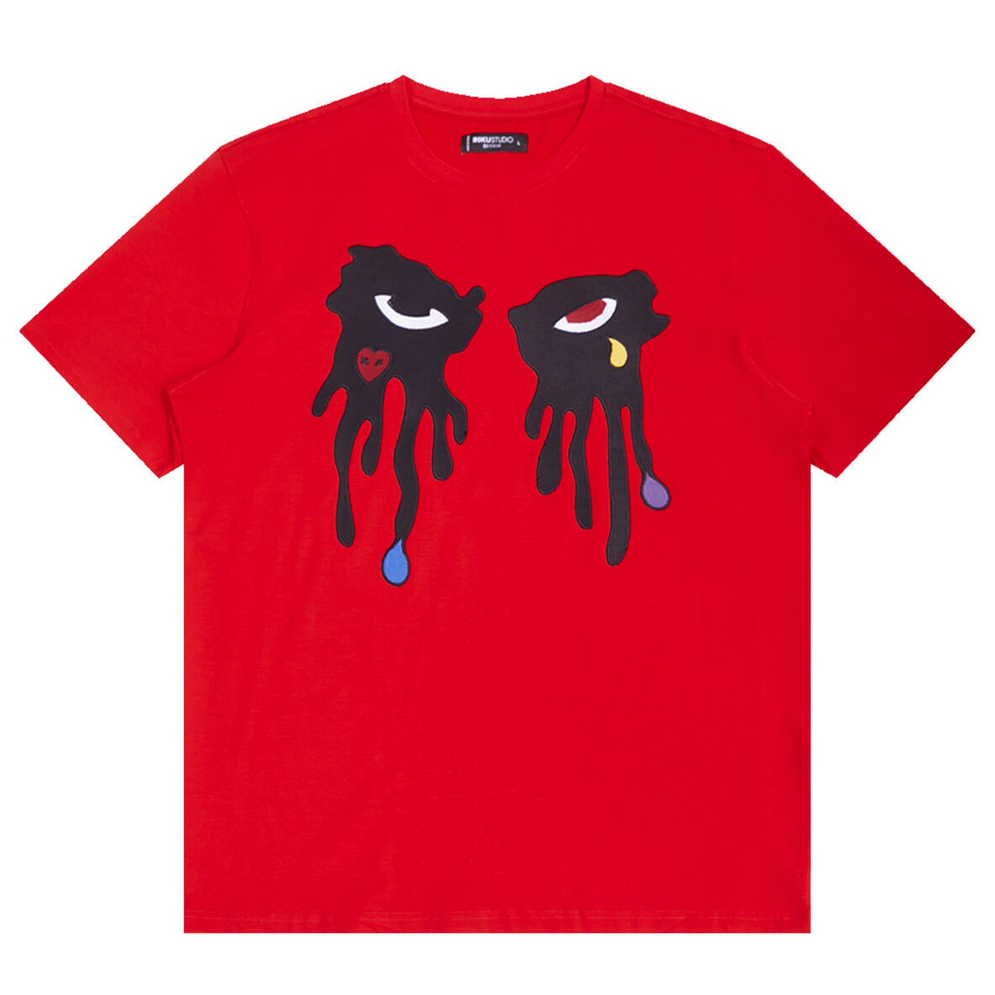 Roku Studio Men Tears Tee (Red)-Red-Small-Nexus Clothing