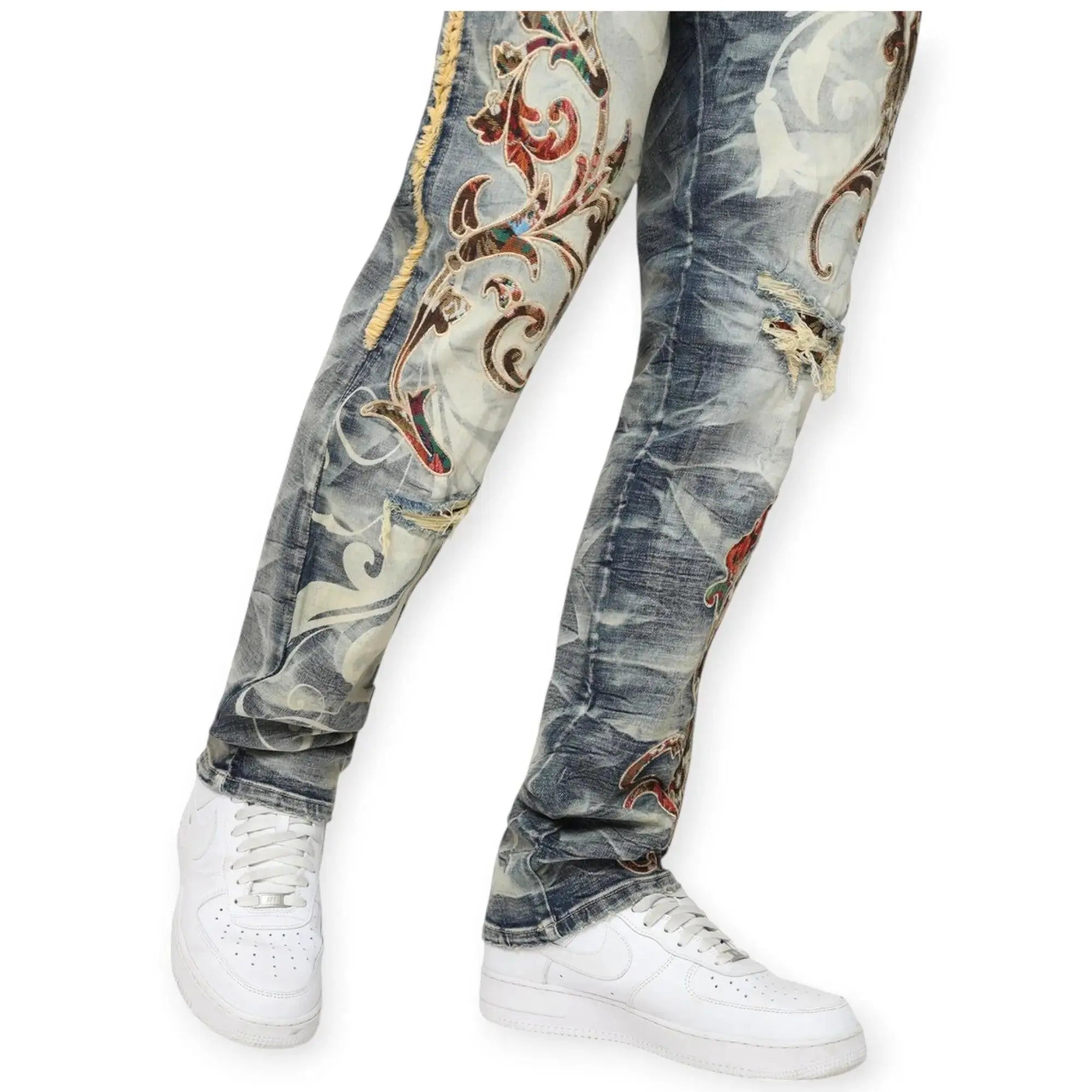 Smoke Rise Men Academy Jean (Blue Toast)